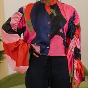 Vibrant Multicolor Women's Blouse